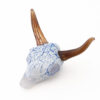 Glass Steer Skull Sculpture – Assorted Colors - Image 3