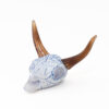 Glass Steer Skull Sculpture – Assorted Colors - Image 6