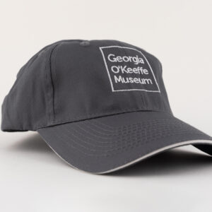 Embroidered Museum Logo Ball Cap in Charcoal