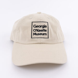Embroidered Museum Logo Ball Cap in Stone